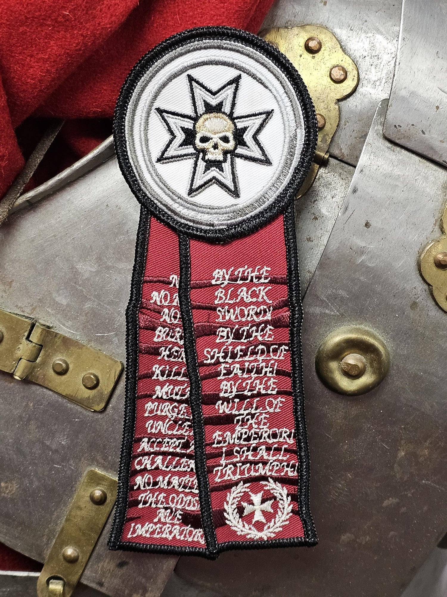 Grim Dark Far Future Patches and Stickers